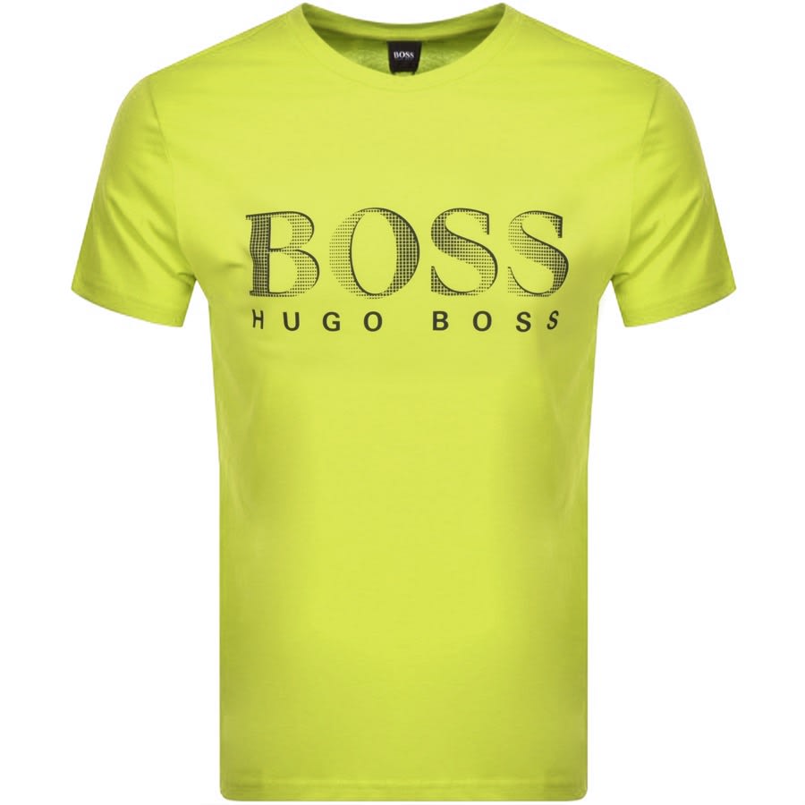 Alternative Image for ProductBOSS UV Protection Logo T Shirt Green1